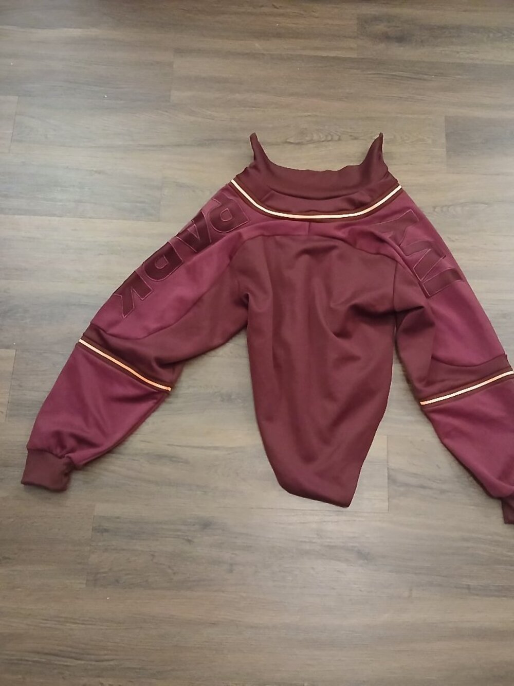 RARE adidas Beyoncé IVP Tracktop BodySuit Maroon Orange XL - Picture 6 of 6